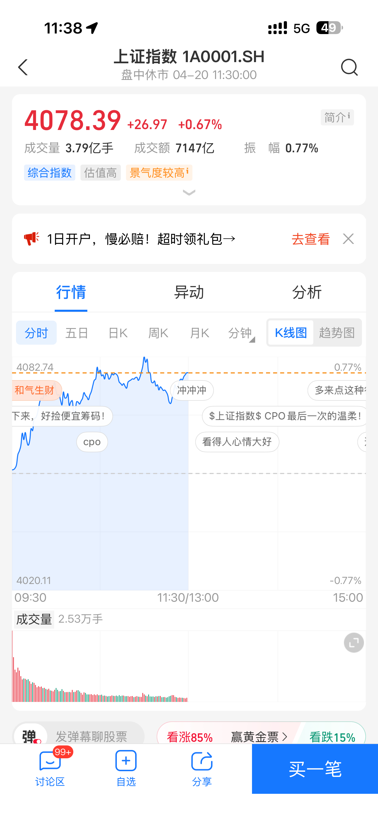 今年是航天元年。。。。跌下去丝毫不慌。之前带你们的电网也起来了。加上cpo，稀土