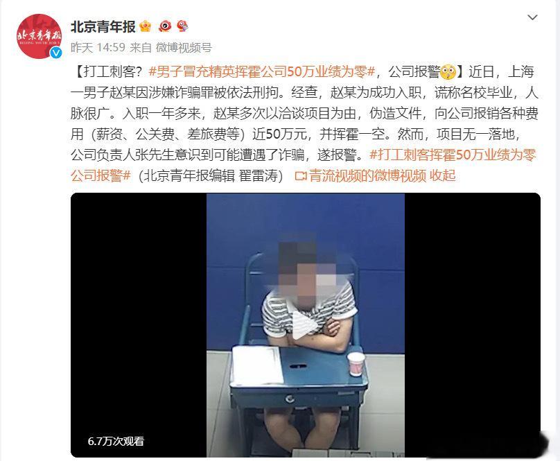 谈不成业绩也没啥好说的，主要是伪造文件假报销吧，纯纯拿公司当羊毛薅的“打工刺客”
