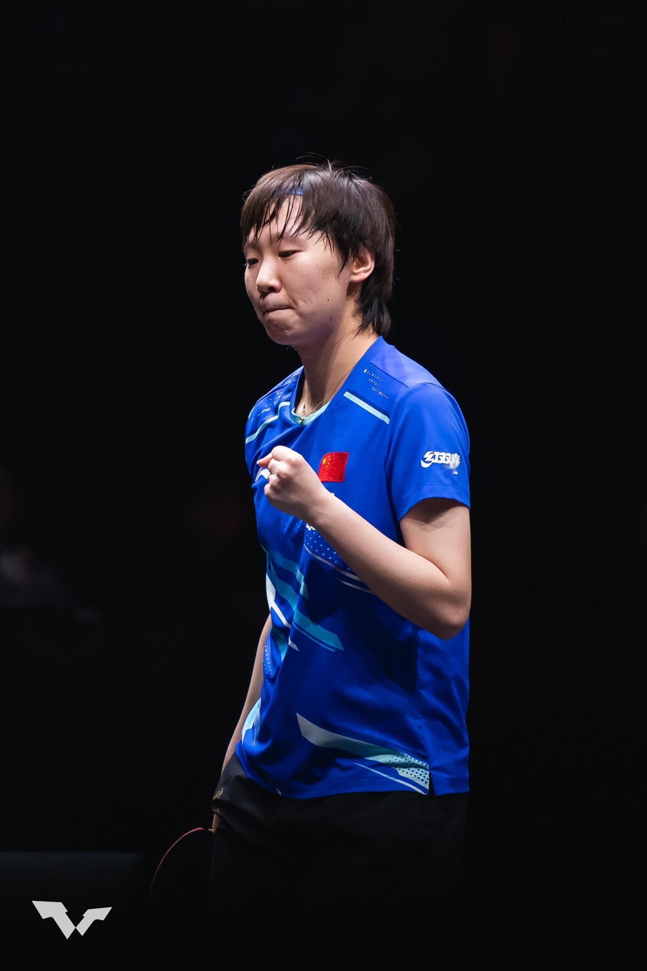 王曼昱WTT单打第100胜 251212香港总决赛女单1/4决赛 | WTTwt