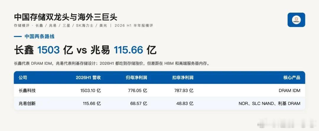 长鑫上半年净利776亿，同比暴增873%，这数据直接能和海外巨头掰手腕了。不过别