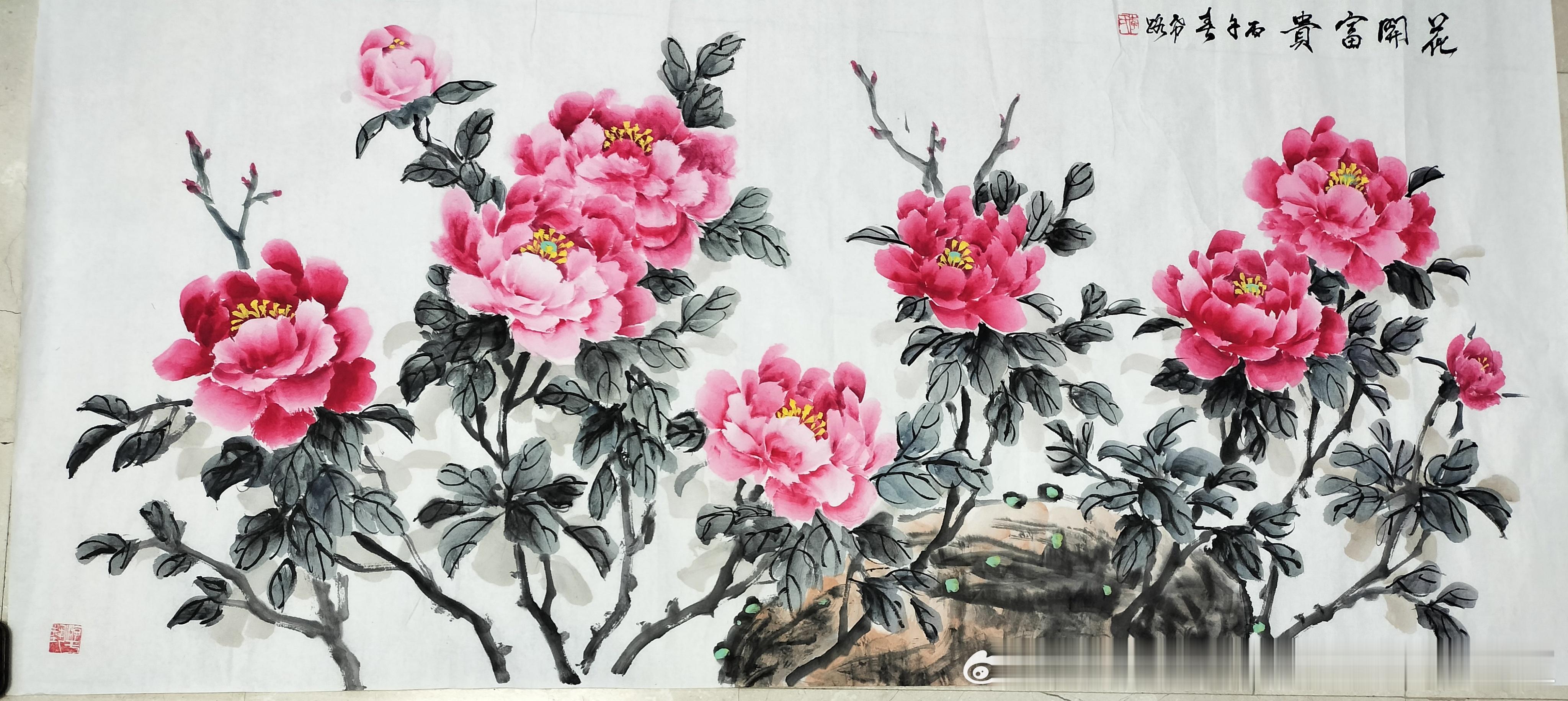 李希路老师花鸟画作品欣赏。 