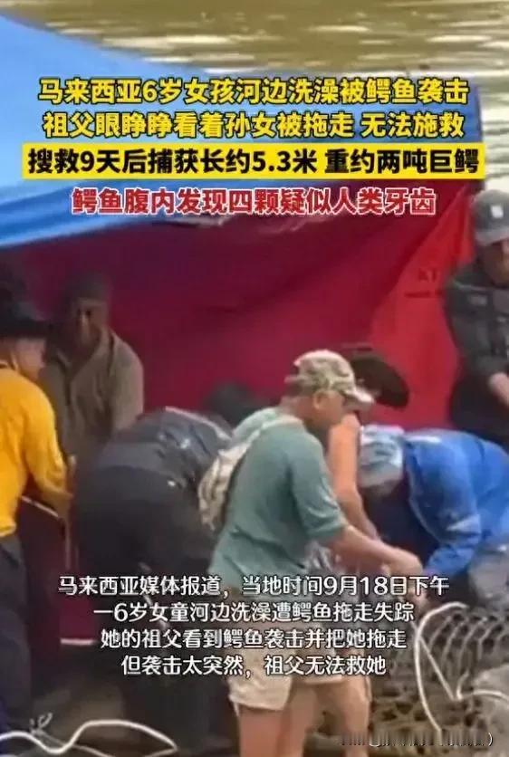 根据马来西亚媒体的报道，9月18日下午，发生了一起悲剧事件。一名6岁的小女孩在河