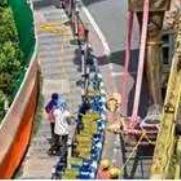 🇮🇳 6个月就倒了！梅西21米铜像在印度被拆除据法新社报道，位于印度加尔各答