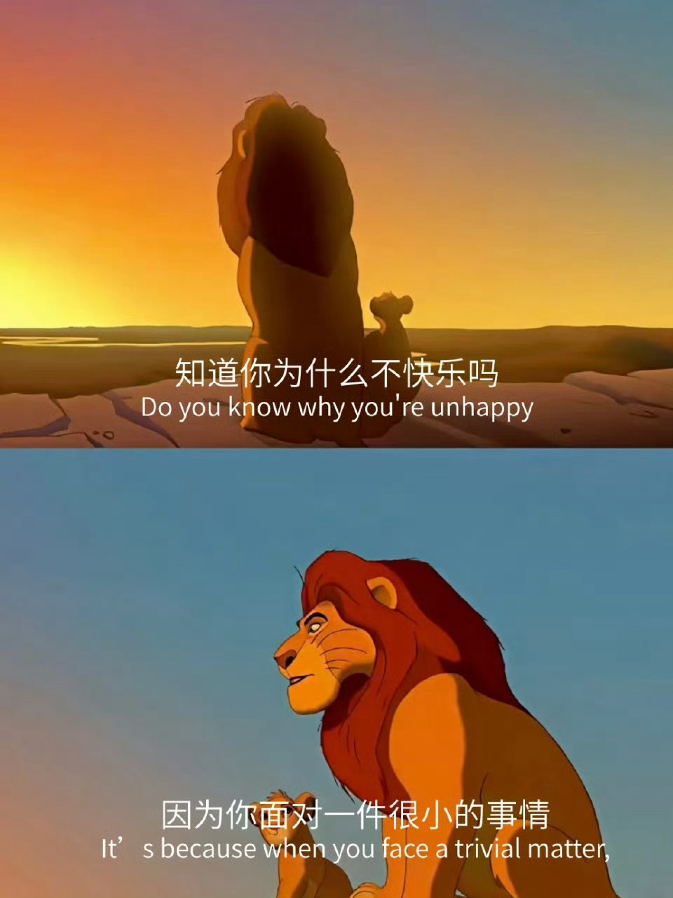 很治愈的一段话 