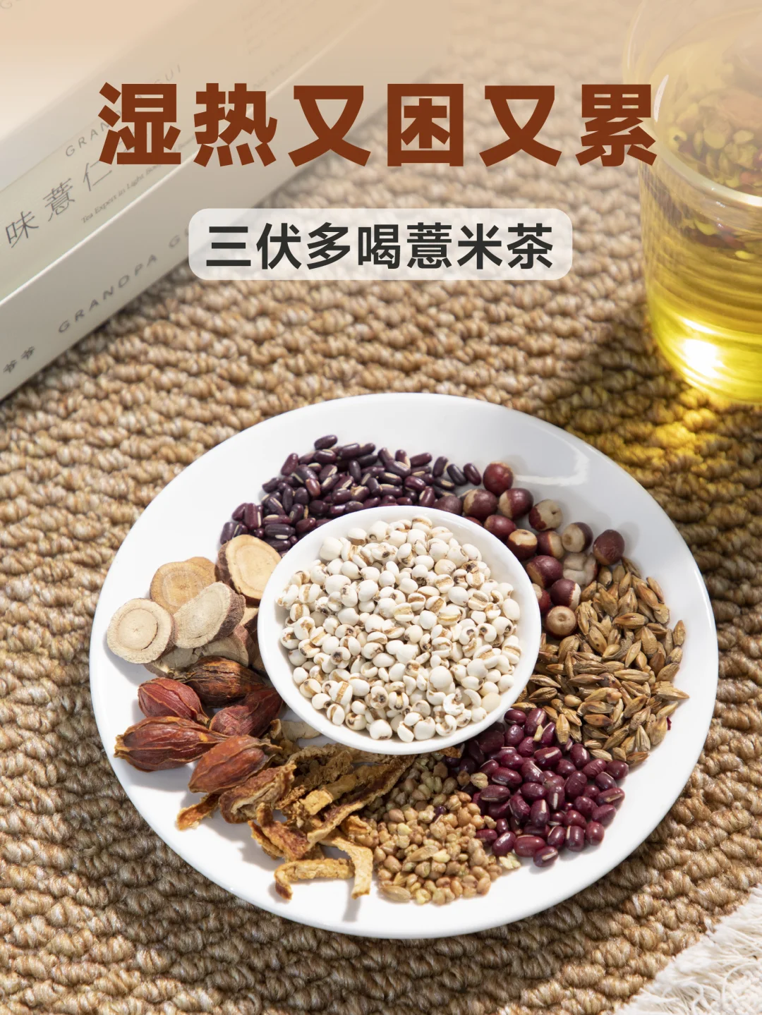 三伏湿热身体沉：又困又累，多喝薏米茶
