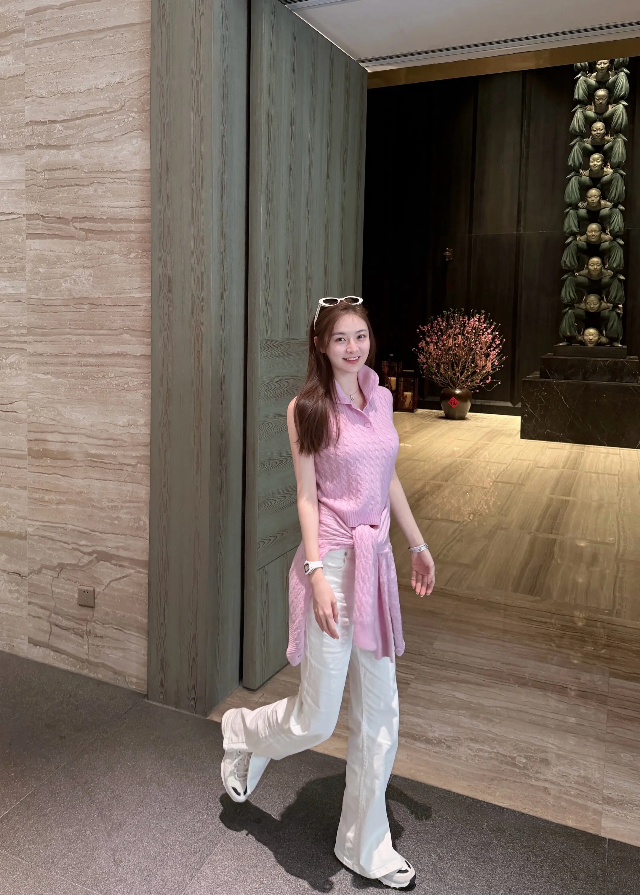 明星现场 欧尼穿搭