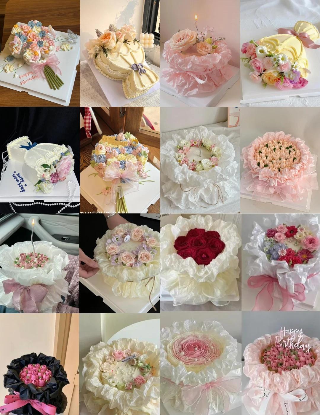 广州生日蛋糕合集｜花束浪漫蛋糕
广州定制蛋糕 广州生日蛋糕 花束蛋糕 这个蛋糕是