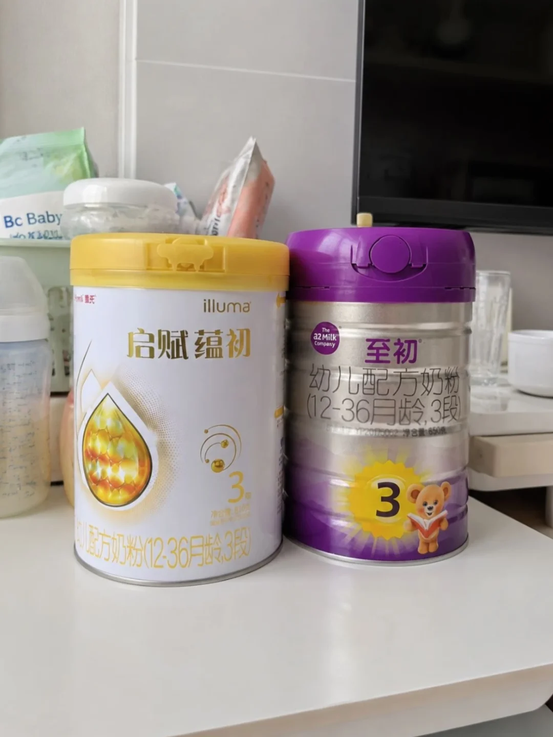 给宝宝转奶启赋成功～✌🏻