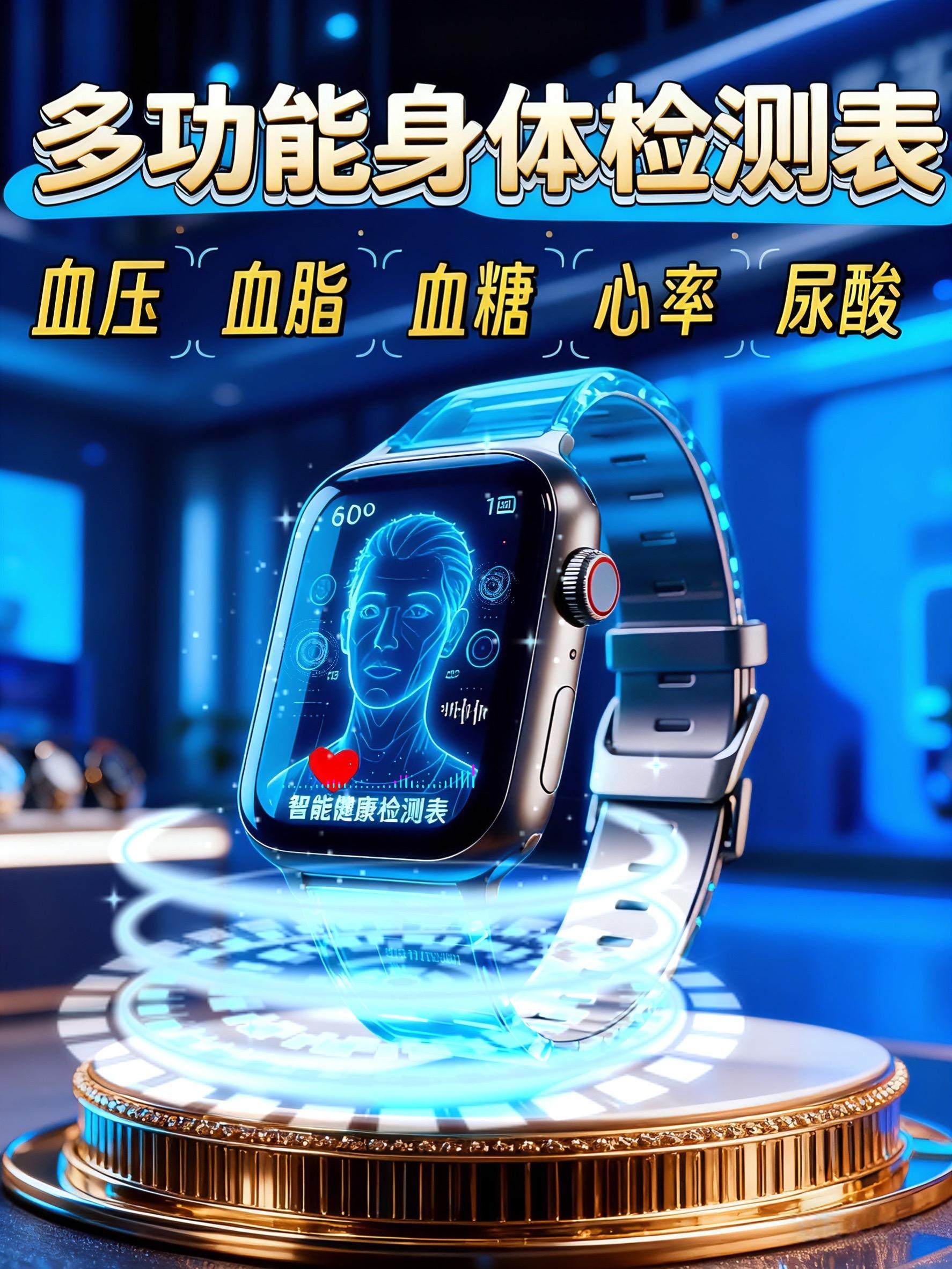 科技改变生活智能健康手表 爸妈健康 血糖血压监测 养老好物