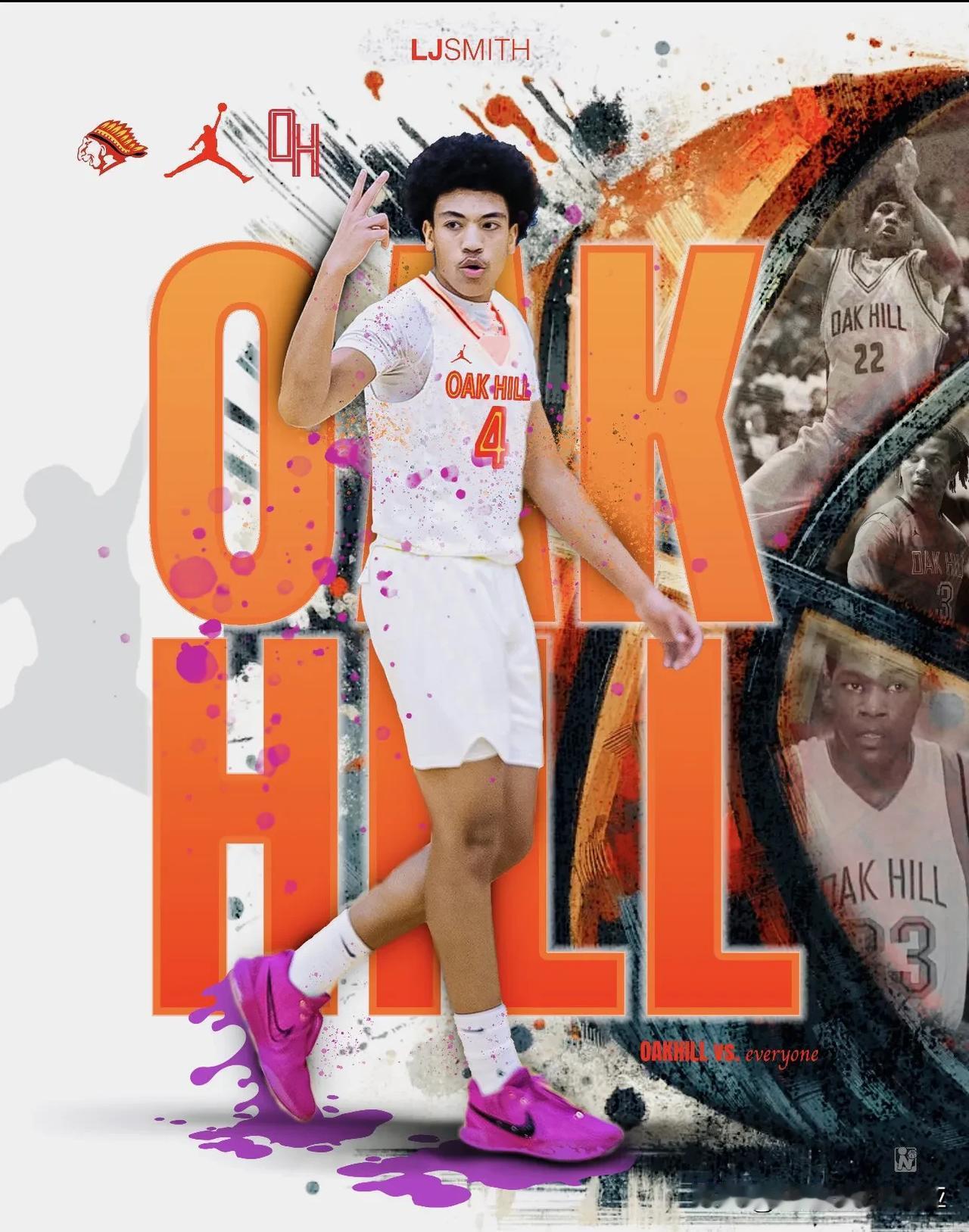 TOP30后卫LJ Smith宣布高三赛季转学至弗吉尼亚州Oak Hill Ac