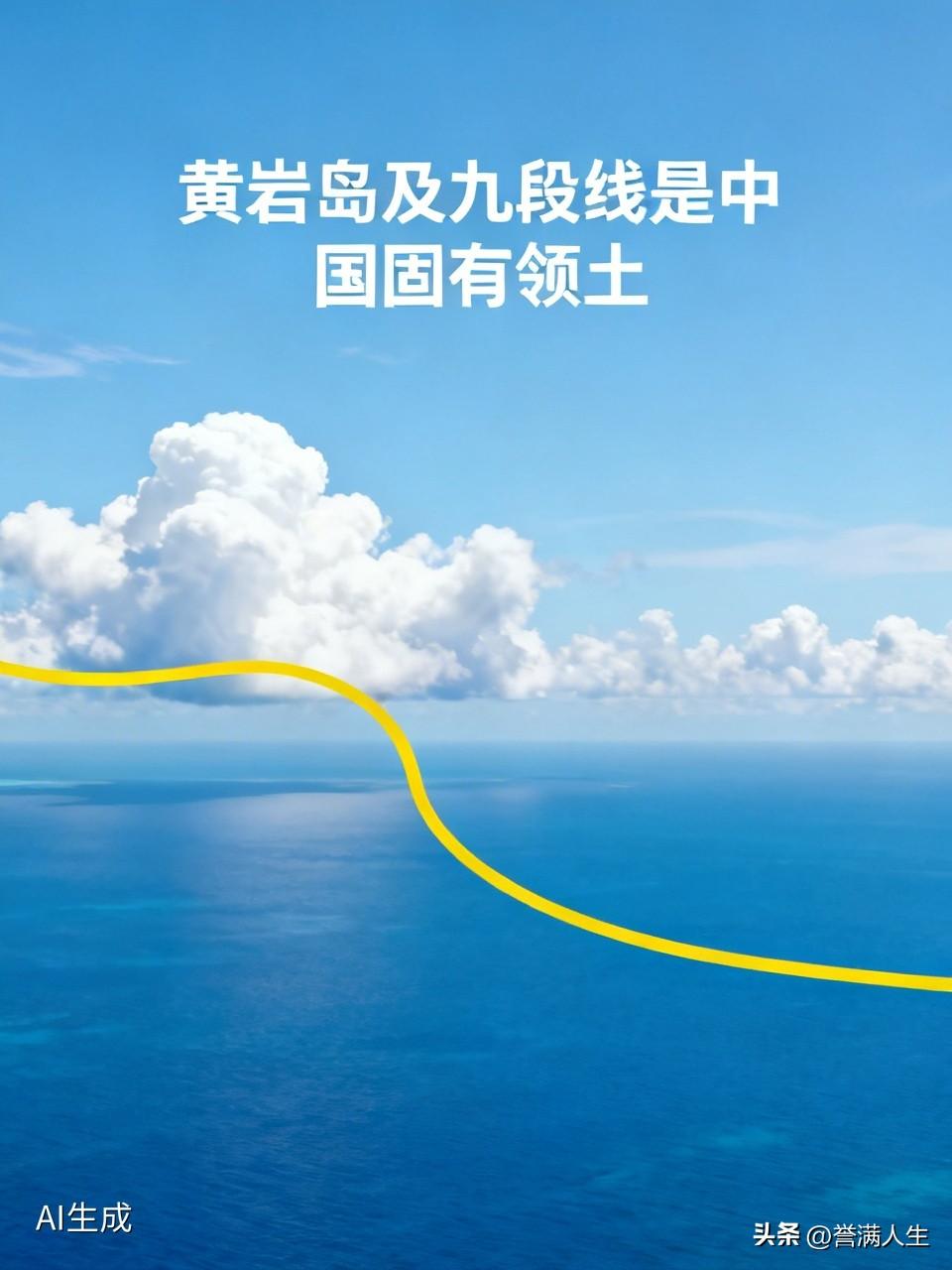 黄岩岛及九段线范围内海域皆为中国固有领土，建设黄岩岛彰显了中国人民捍卫国家主权的
