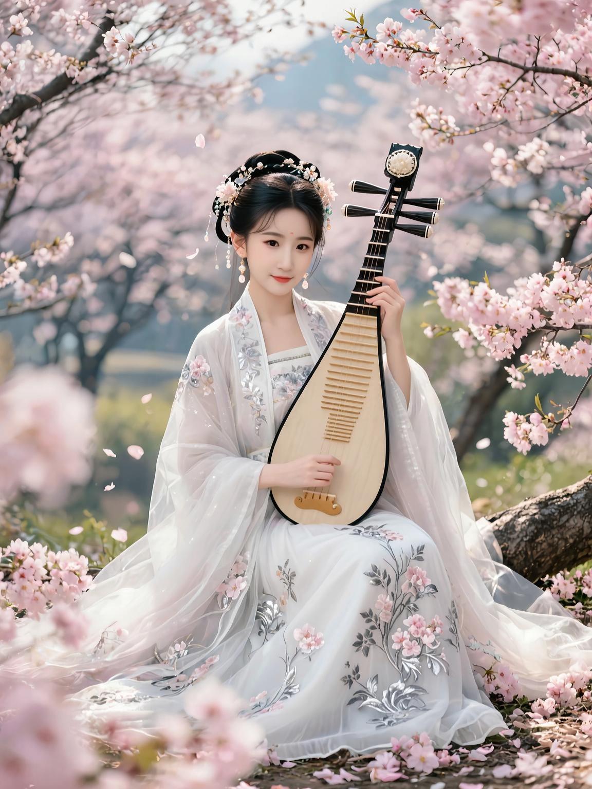 AI古风琵琶写真