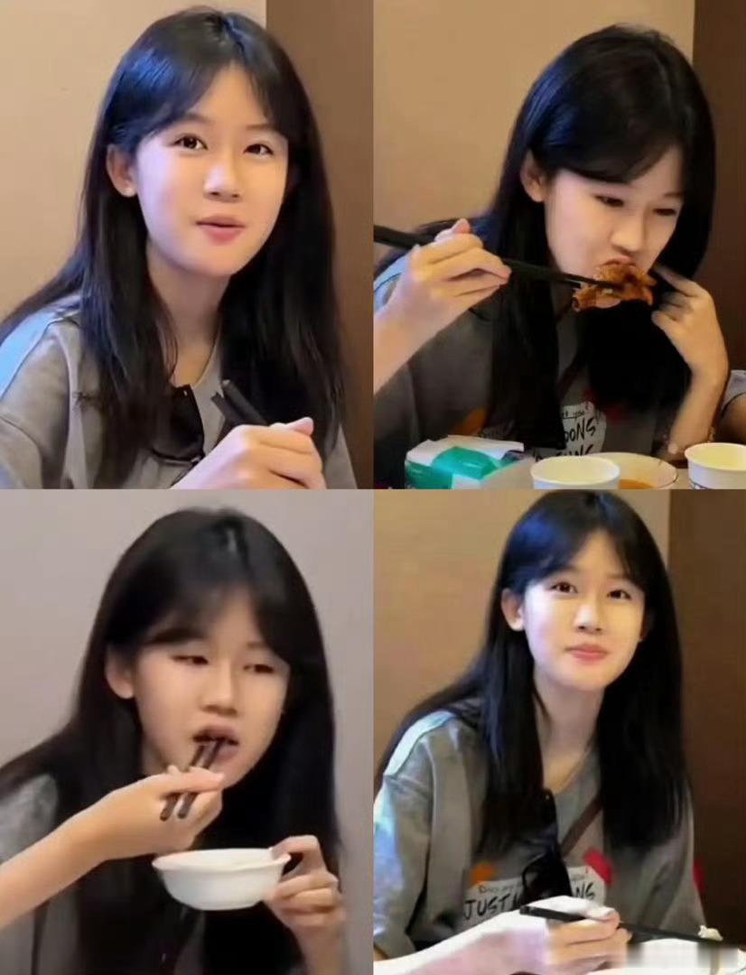 陆毅17岁女儿不会剥虾不会剥也不是什么大事吧 小女孩儿挺好的呀 