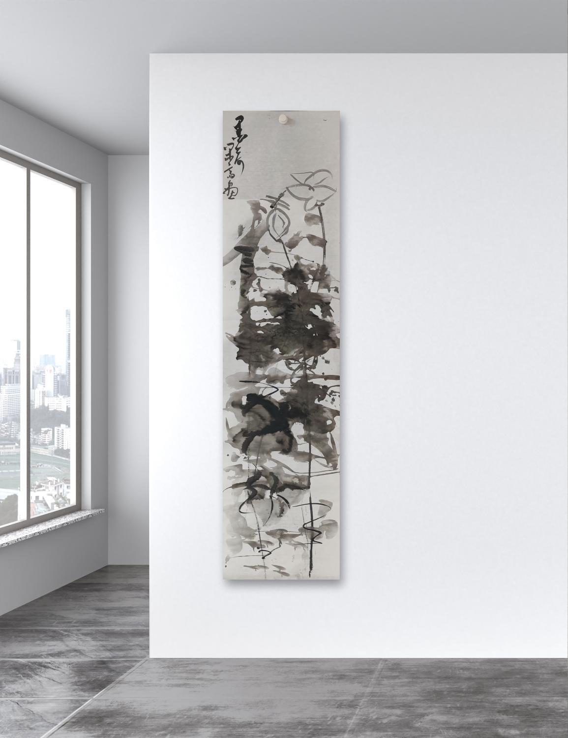 墨韵留白处，风骨自天成——李家宁《行香子·墨荷画题》赏析

中诗协品鉴委员会
