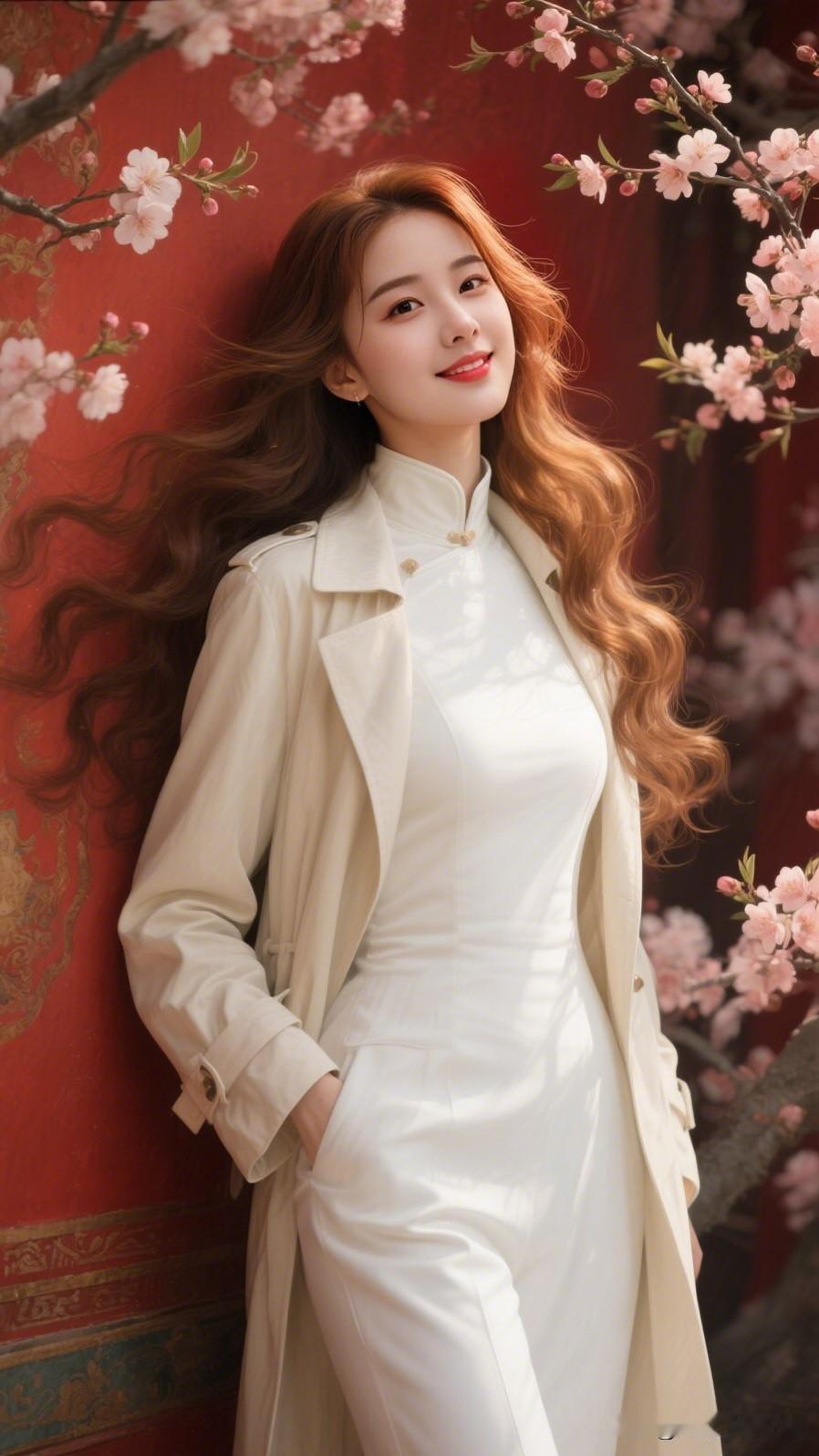樱花树下，白衣少女，春意盎然。什么样的穿搭可以成为气质女神?