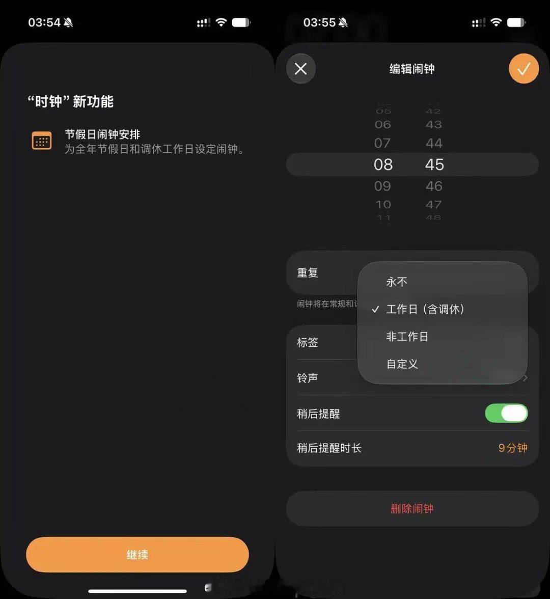 iOS27 调休闹钟这大概率是国行 iOS 27 用户最实用的更新了，这次居然支
