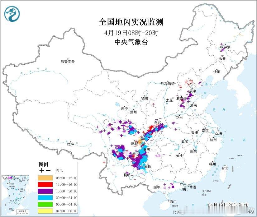 【强对流】今天下午到晚上，对流发展增多。北方因为冷锋东移南下，冷空气的气压梯度叠