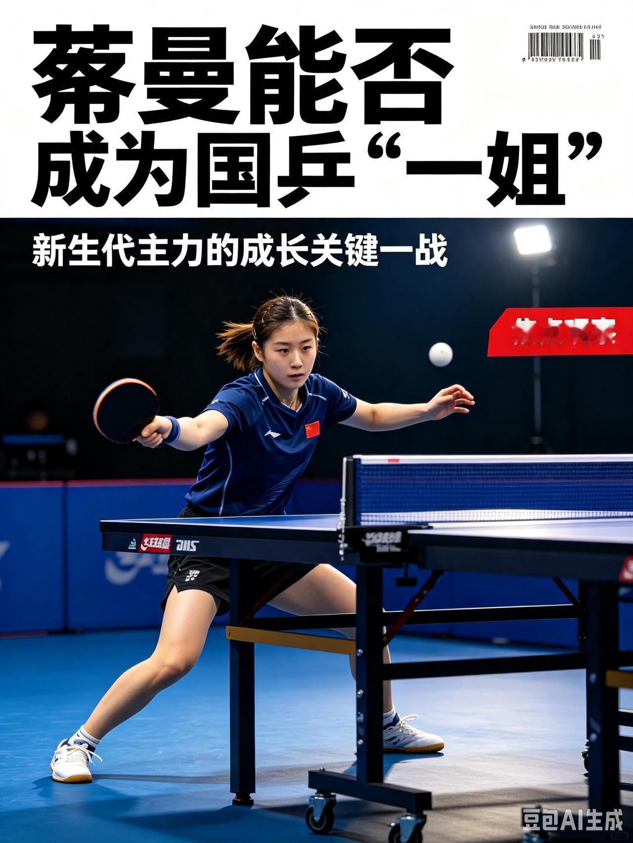蒯曼有冲击领军位置的潜力，但想要坐稳国乒女队“一姐”难度不小。
   优势在于她