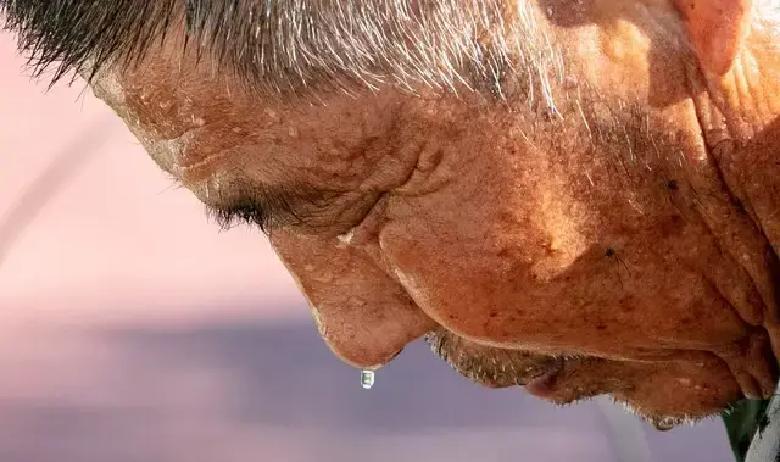 一个小男孩撞见爸爸躲在角落偷偷抹眼泪，就好奇问：“爸，你不是说男人不哭吗？”爸赶