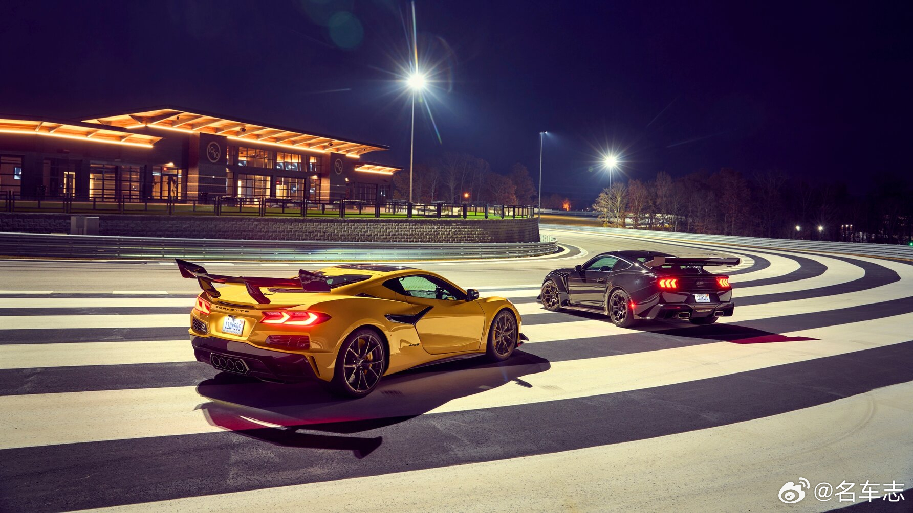 名车志文摘 【当肌肉车开始削尖了脑袋攻弯：Corvette ZR1 vs Mus