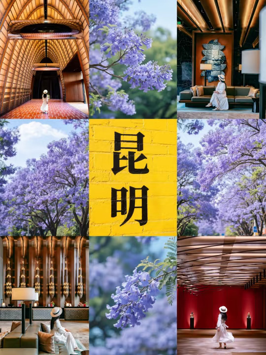 昆明蓝花楹小众赏花路线❗拒绝🙅人挤人❗