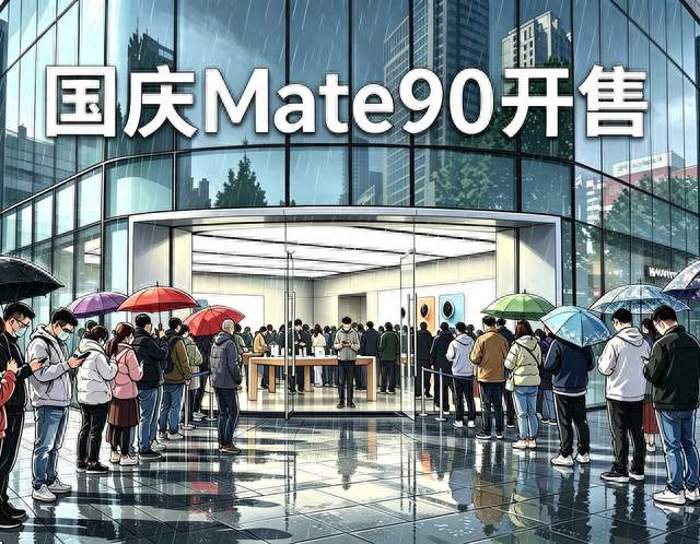 华为Mate90国庆开售，门店上演意外一幕