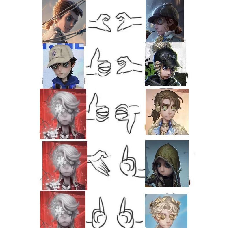 做了我家主流佣水仙的梗图。笑得难受。
为什么红衣人有三个呢因为这个是我家耀祖。梗