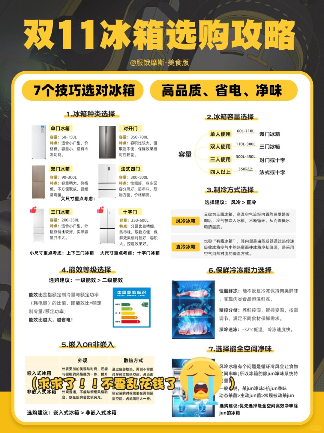 🔥冰箱怎么选？双十一冰箱选购超全攻略