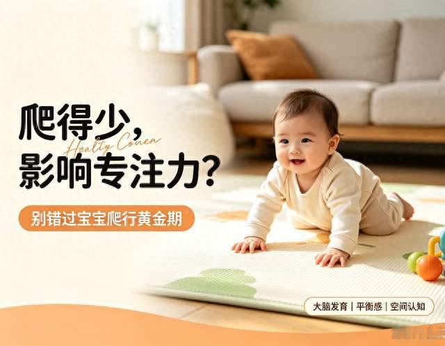 宝宝爬得越多越聪明！科学爬行，筑牢孩子大脑发育黄金基底