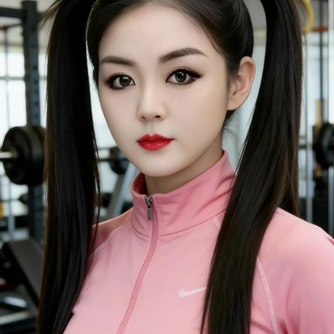 健身房打卡！今日运动少女上线💪健身运动风女孩 健身女私照 运动少女自拍 运动系