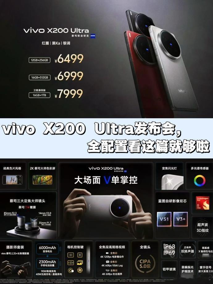 vivo x200 ultra 最直观的1️⃣是镜头模组超级大、横着打游戏愈发割