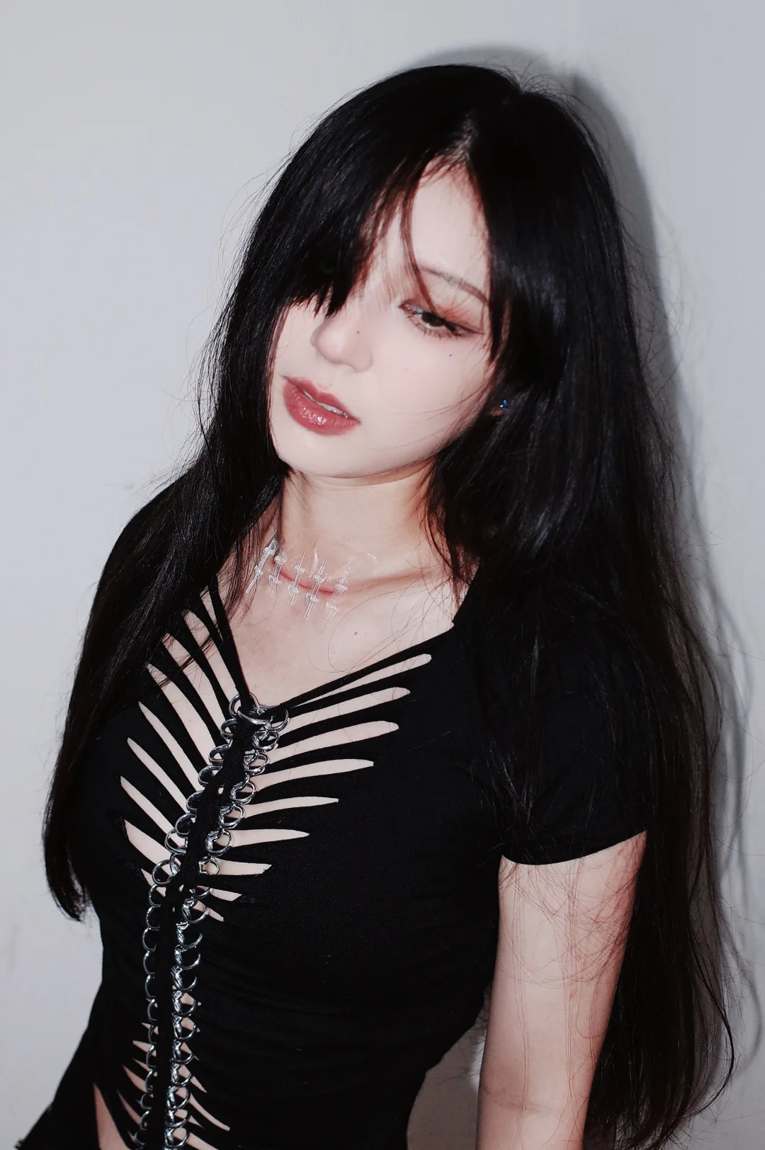 术后20天，已美美复活🖤好喜欢这一道疤痕