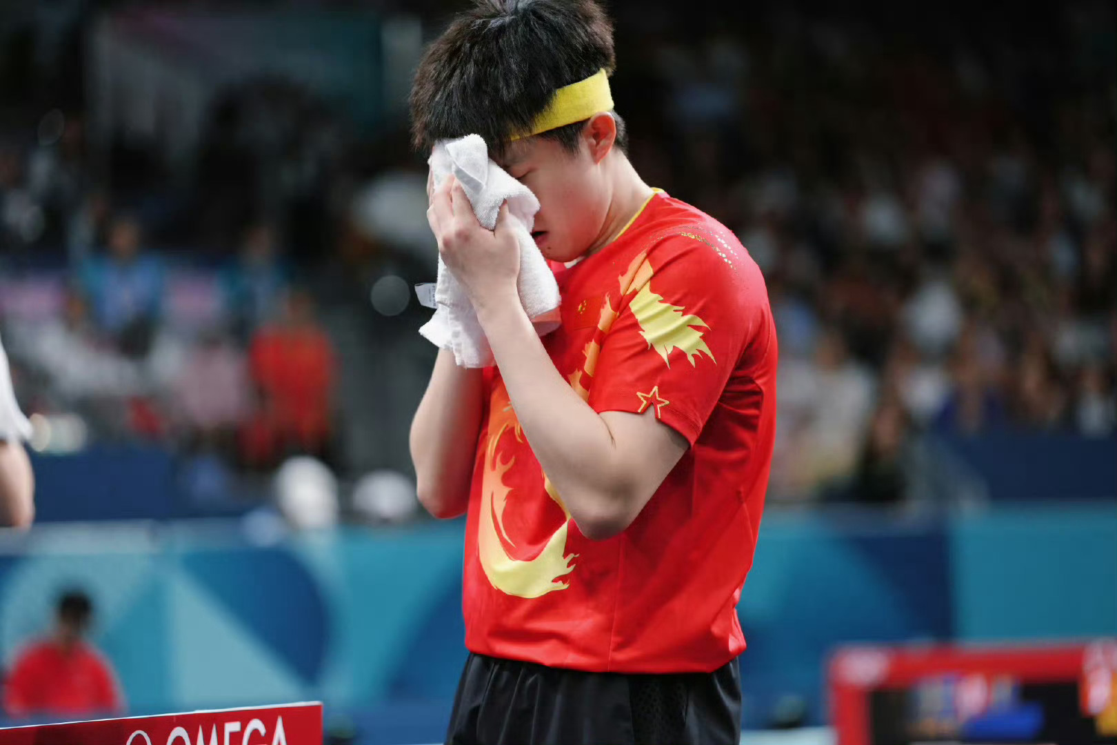 ‘钦’ 尽全力，少年没有乌托邦，心向远方自明朗” 王楚钦请继续加油#王楚钦梁靖崑