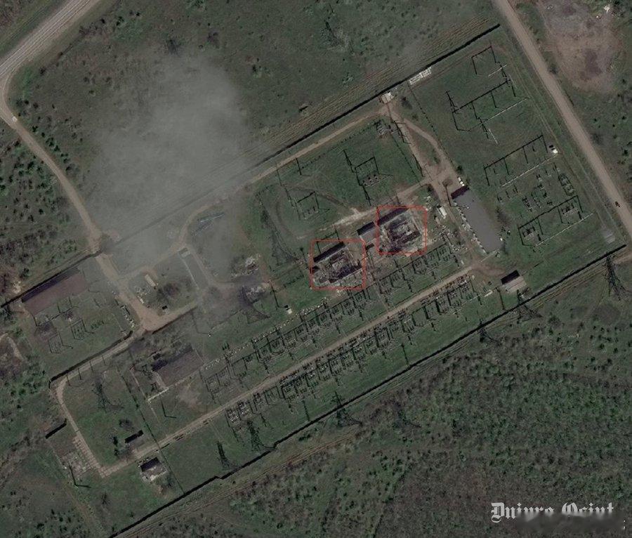 卫星照片显示，乌军中程FP-2无人机摧毁了俄占卢甘斯克地区的阿尔切夫斯克220千