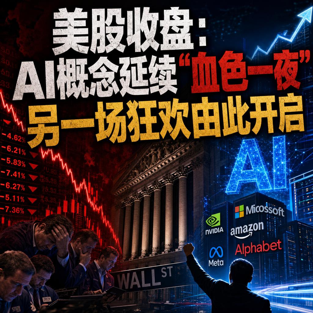 昨晚的美股，很多人只看到了AI概念股的“血色”。
存储龙头美光科技一夜跌8.85