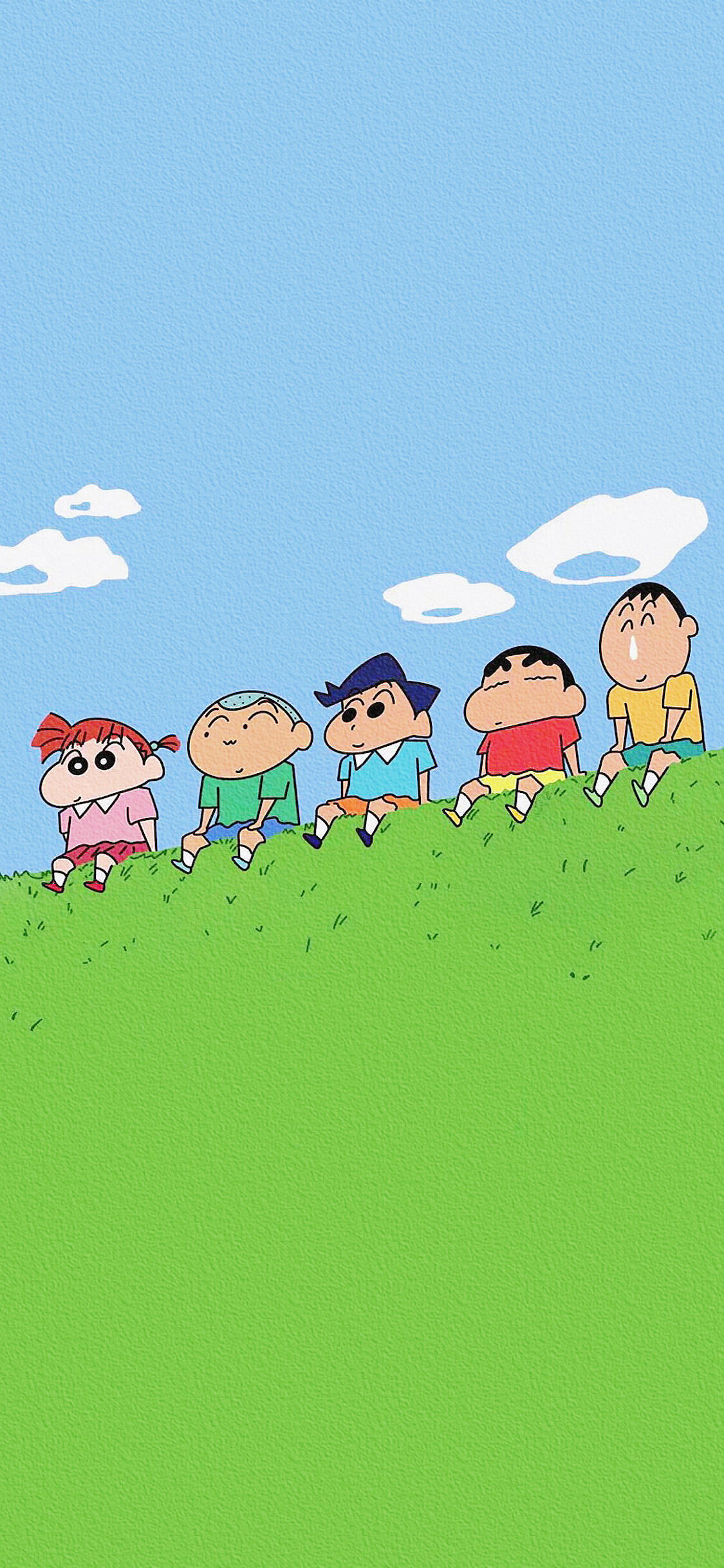 春日企画壁纸蜡笔小新壁纸“天气预报姐姐说能在雨天里感到快乐的人，心智才是最年轻的