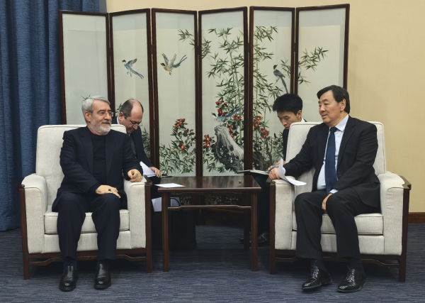 中国政府中东问题特使翟隽会见伊朗驻华大使法兹里