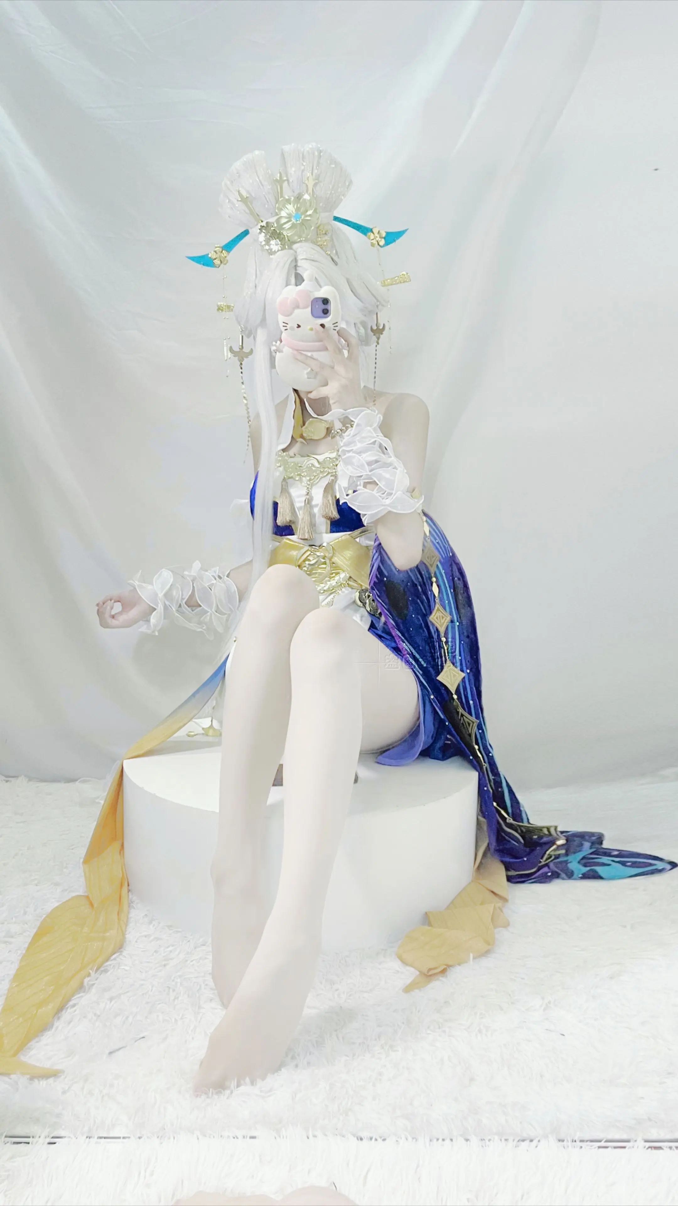 王者荣耀cos 嫦娥 嫦娥落星盏 COS试衣