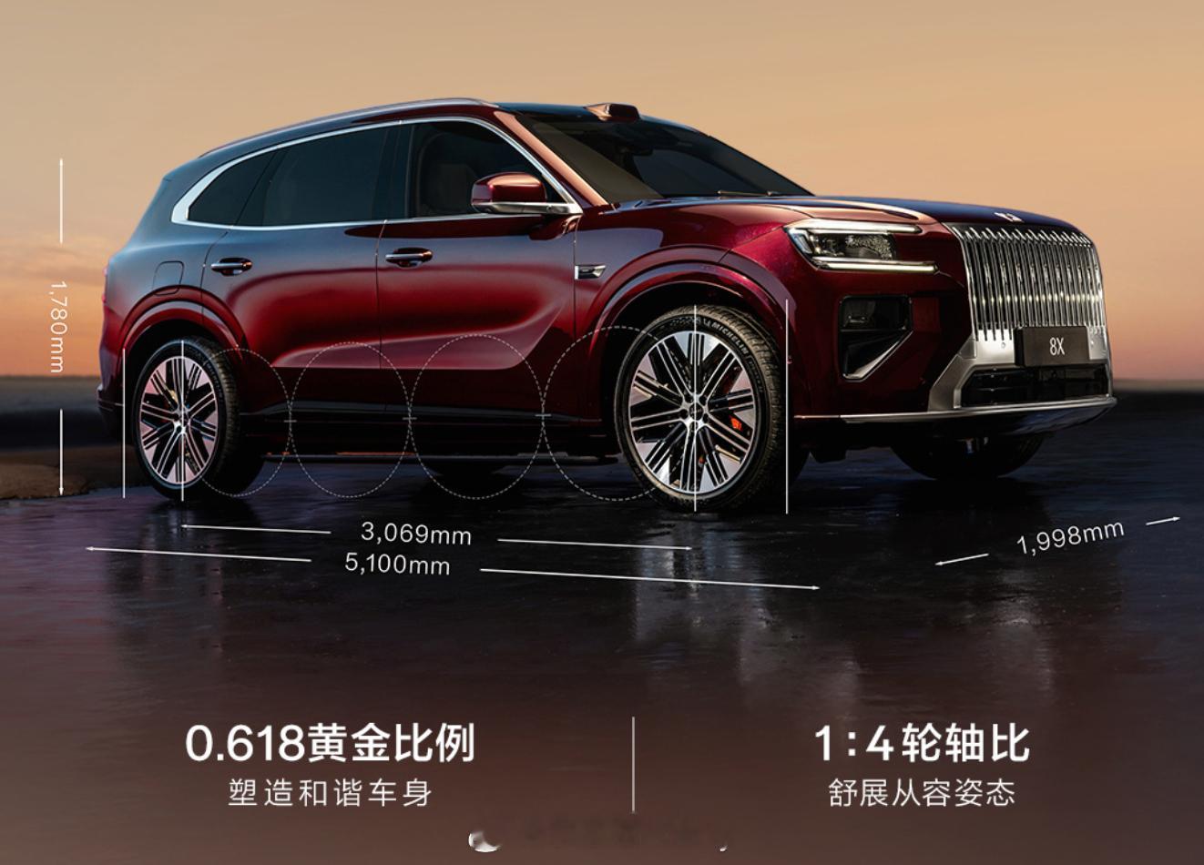 极氪8X 开始官方剧透了解读了一下外观的配置定位先拿准“超级电混高性能旗舰SUV