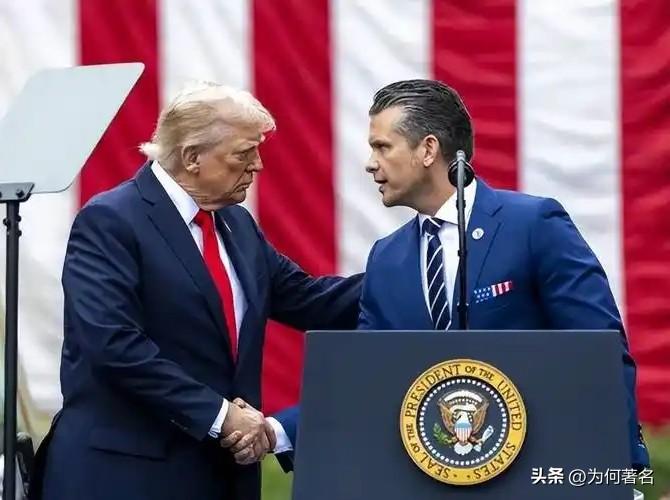 特朗普和战争部长分工非常明确
一位负责在台前大放厥词，天南地北的发表惊人言论，吸