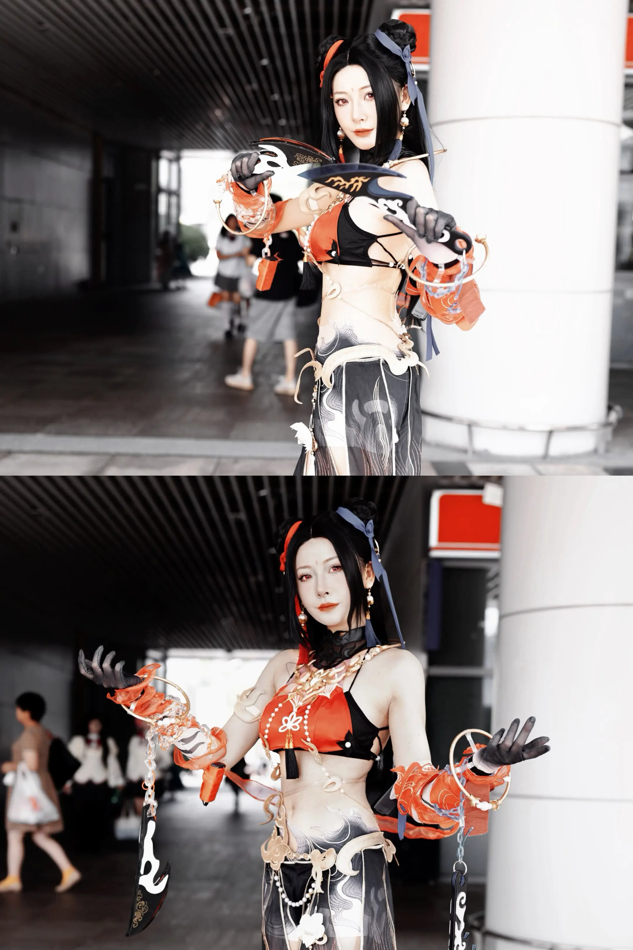 “自业火中重生，一如即往”季莹莹哪吒cos