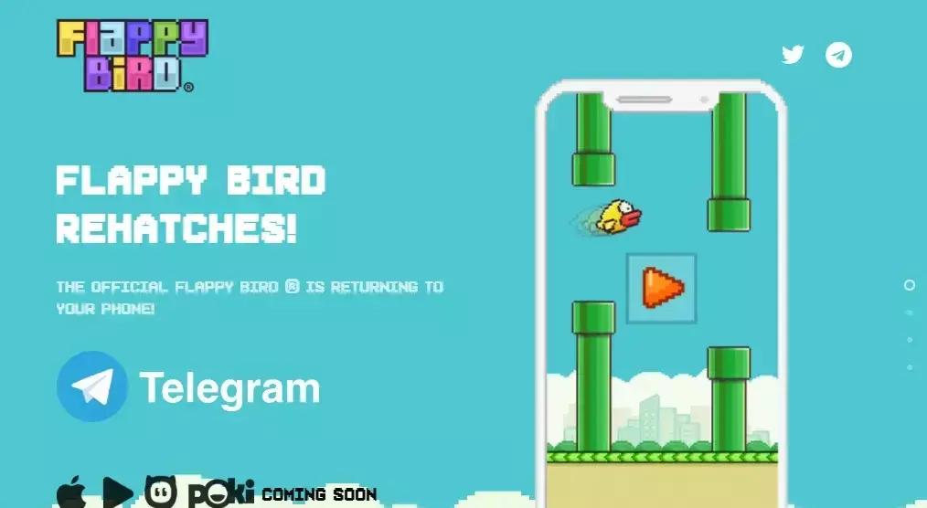 没想到《FlappyBird》回来是个大骗局！我老玩家都急着想重温那游戏，结果人