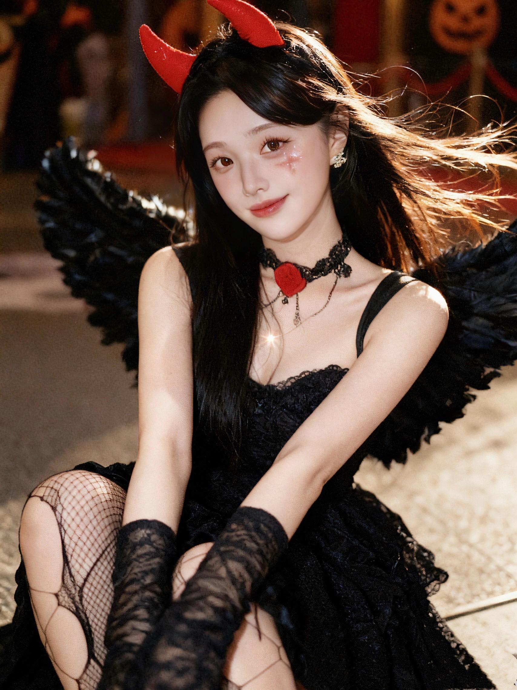 今年万圣节是小恶魔👿～