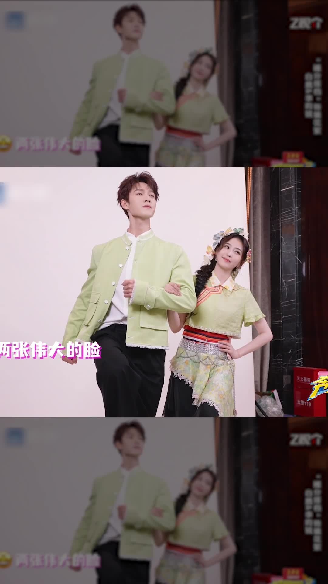 白鹿李昀锐海报花絮白鹿李昀锐好伟大的两张脸白鹿李昀锐海报花絮，白鹿李昀锐好伟大的