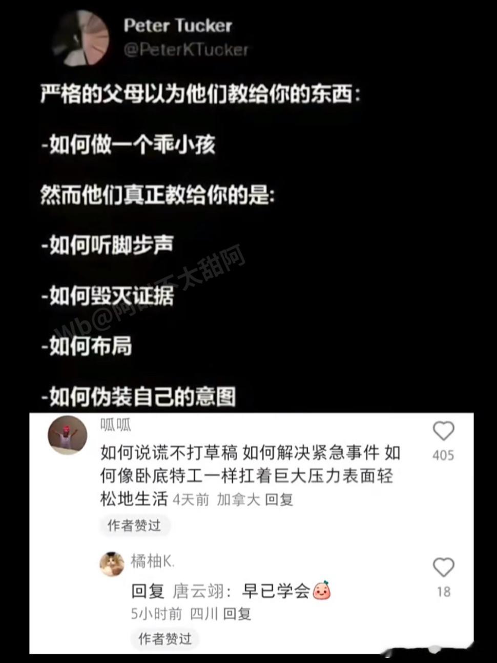 严格的父母以为他们教会孩子的东西 ​​​