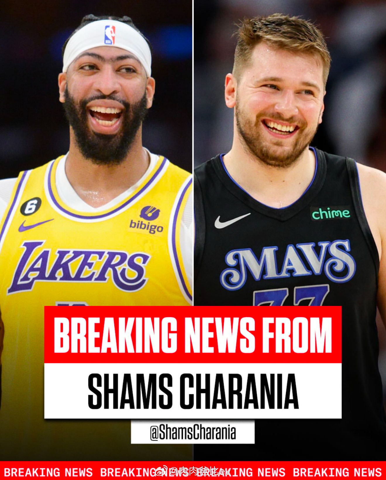 😱😱😱东契奇浓眉互换东家？？？湖人送出：安东尼戴维斯、杰伦-胡德-希菲诺，