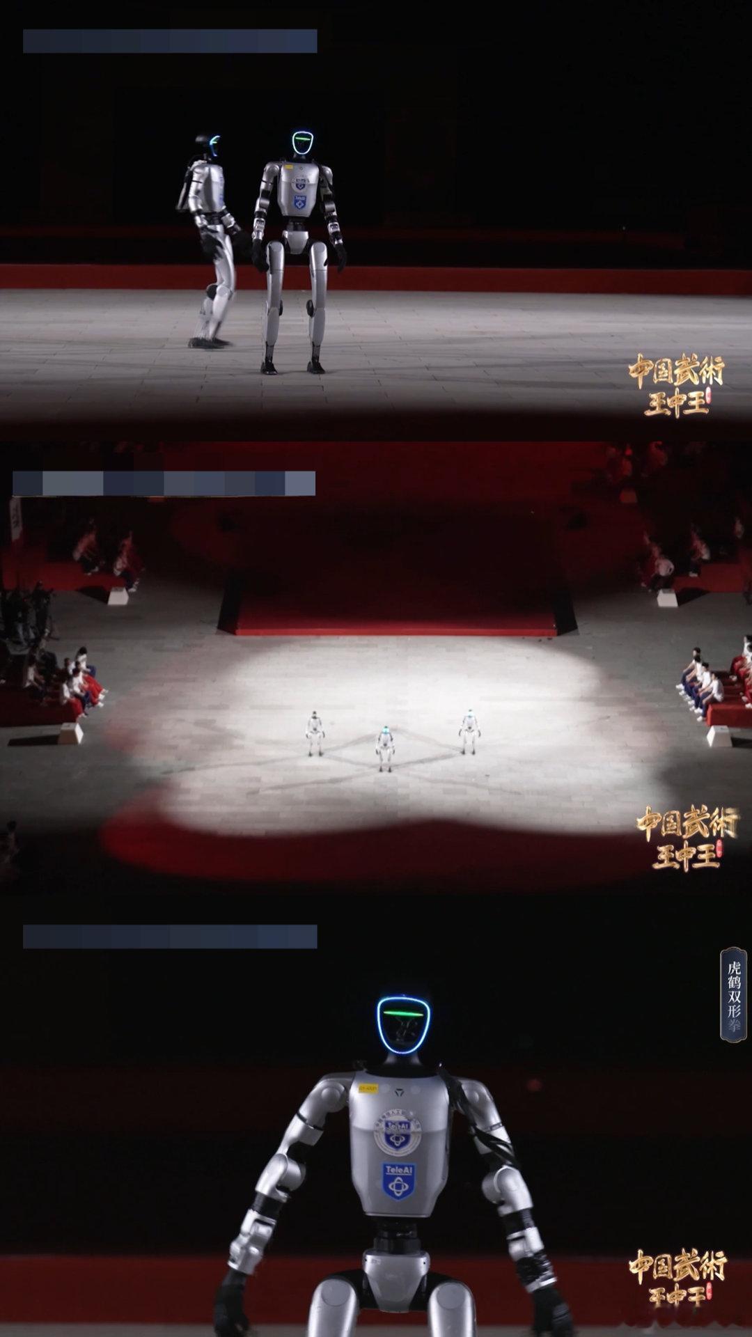 机器人居然会打虎鹤双形拳属实被狠狠拿捏！看《中国武术王中王》被机器人圈粉，虎鹤双