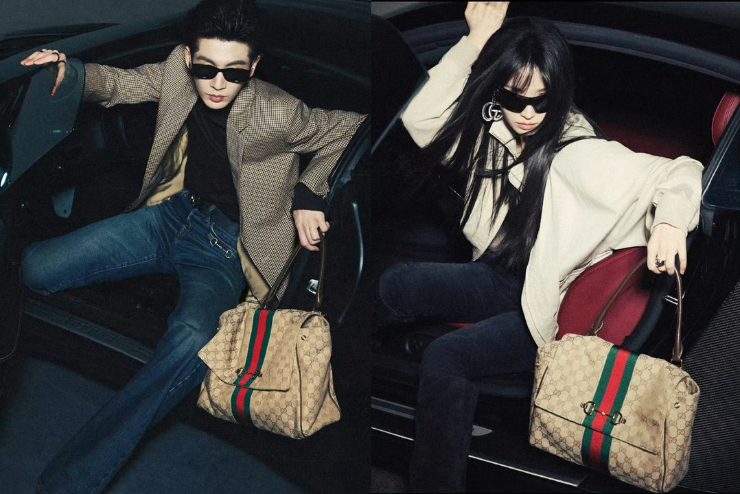 GUCCI田曦薇张凌赫大片OMG的！！！！古驰你好事做尽 