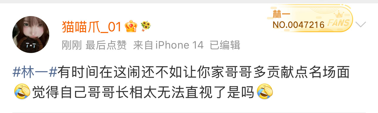 这段话真的不是在说林一吗