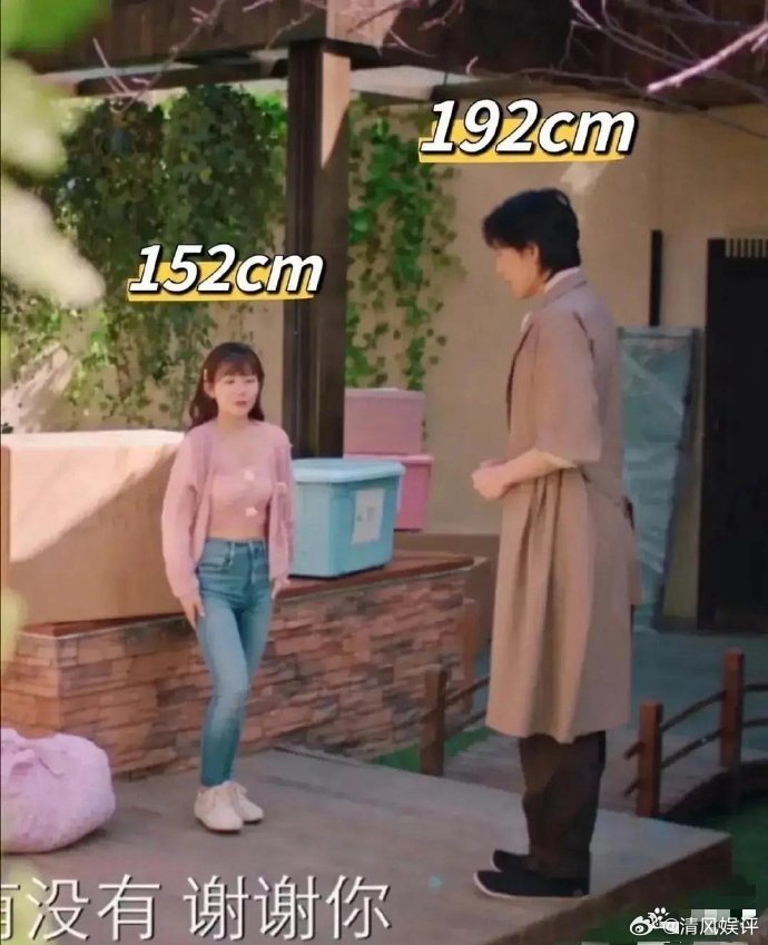 偶像剧主角身高体型差异大，像巨人与小矮人 
